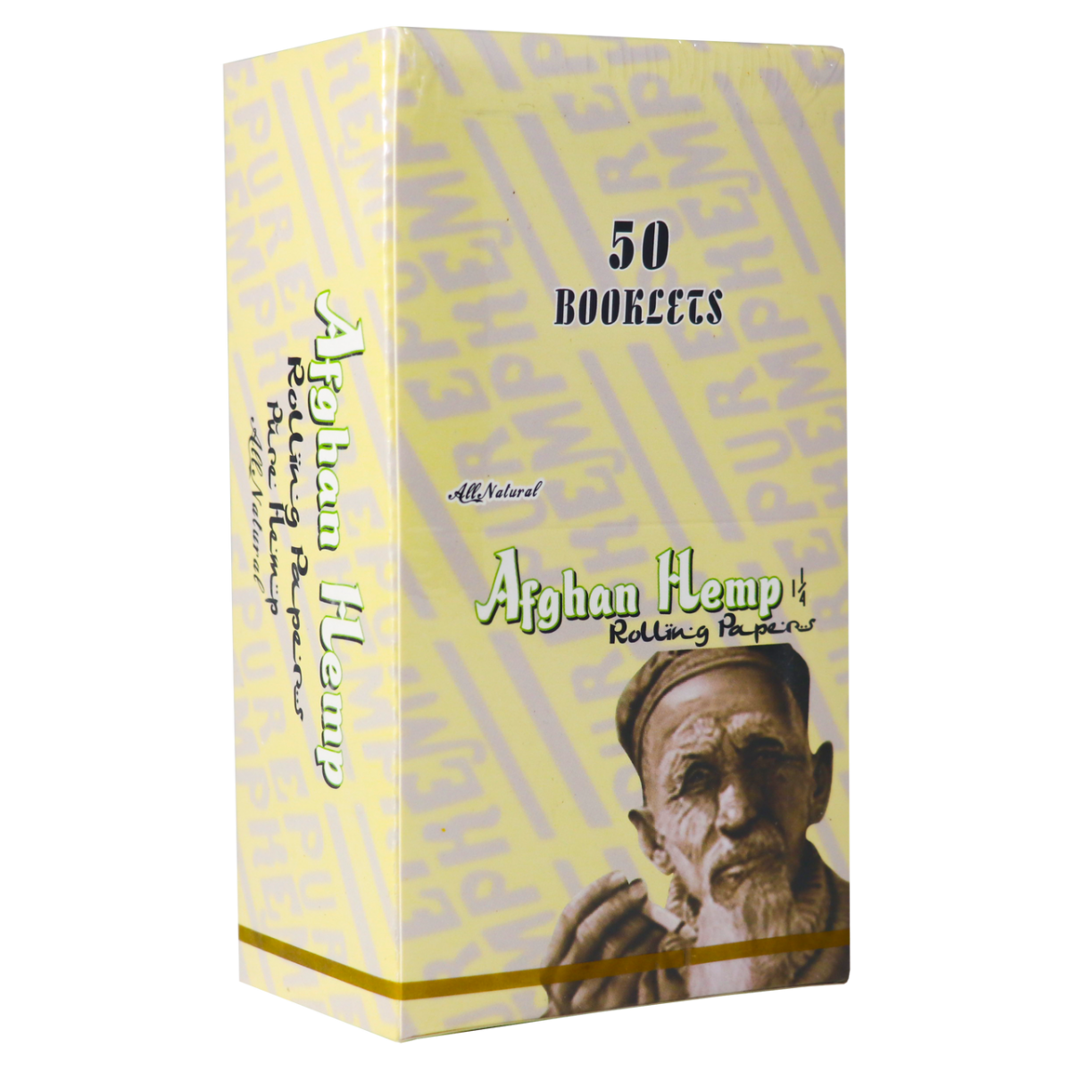 Afghan Hemp Rolling Papers 1.25in.| All natural Hemp 50 booklets